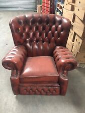 Leather chesterfield chair for sale  ROCHDALE