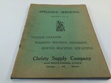 1946 aspiradora de servicio de electrodomésticos lavadora máquina de coser Christy Supply segunda mano  Embacar hacia Argentina