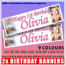 Personalised photo banner for sale  GLASGOW