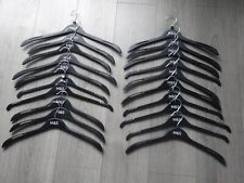20 X Marks & Spencer Black Plastic Clothes Hangers for sale  Shipping to South Africa