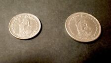 2 franchi svizzeri 1968 usato  Rimini