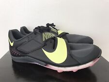 Usado, Nike Air Zoom LJ Elite masculino tamanho 12,5 salto longo pista campo picos preto CT0079-001 comprar usado  Enviando para Brazil