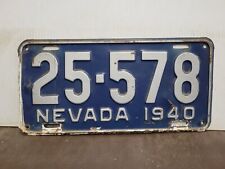 1940 nevada license for sale  Butte