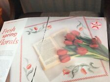 Zweigart tulip tablecloth for sale  BIRMINGHAM