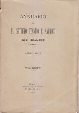 Annuario del regio usato  Bari