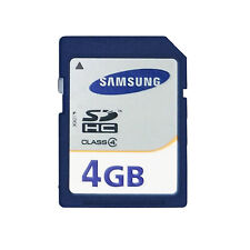 Samsung SD 4GB Memory Card Blue 4GB SDHC Secure Digital 4GB Class 4 For Cameras comprar usado  Enviando para Brazil