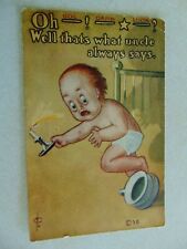 Cartão postal B700 Oh Well That's What Uncle Always Says Cute Baby Art / Quadrinhos comprar usado  Enviando para Brazil