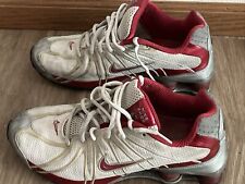 2004 Nike Shox Męskie buty sportowe Rozmiar 11,5 Białe z czerwonym wykończeniem 310153-161 na sprzedaż  Wysyłka do Poland