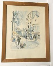 Vintage puillery lithograph for sale  Arcadia