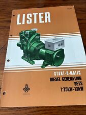 Lister start matic for sale  Berlin