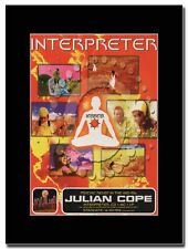 Julian Cope - Interpreter - Matted Mounted Magazine Artwork usato  Spedire a Italy