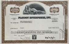 Playboy 1973 parte de certificado de entrada. Modelo Willy Rey's adornó la culata segunda mano  Embacar hacia Argentina
