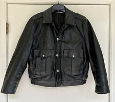 Used, Vintage Chicago Police 44R Advance Uniforms Leather Motorcycle Biker Jacket. for sale  Davis