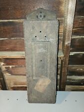 Caja telefónica antigua de madera de colección con montaje en pared  segunda mano  Embacar hacia Argentina