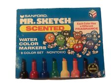 VTG 1990 Sanford MR SKETCH Scented Water Color Markers Set of 8 Nontoxic Tested for sale  Shipping to South Africa