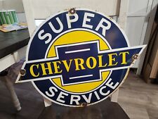 Vintage chevrolet porcelain for sale  Spokane