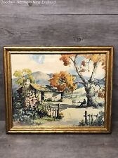 Vintage framed watercolor for sale  Gorham