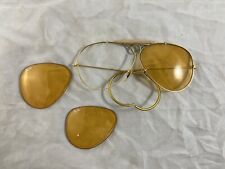 Lentes de óculos de tiro vintage Ray Ban aviador amarelo calicromo comprar usado  Enviando para Brazil
