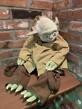 Mochila de felpa Star Wars Disney Yoda película Lucas maestro Jedi 24 pulgadas segunda mano  Embacar hacia Argentina