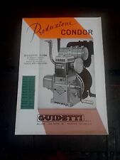 Brochure guidetti condor usato  Brescia