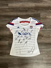 Camisa firmada Squad Olympique Lyon para mujer temporada 13/14 Adidas segunda mano  Embacar hacia Argentina