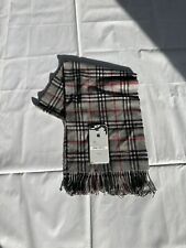 Burberry scarf gray for sale  SOUTHAMPTON