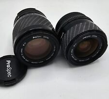 Two ProSpec ZOOM  Camera Lenses 1:4~5.6 f=70~210mm 1:3.5~4.5 F=28~70mm Lens, used for sale  Shipping to South Africa