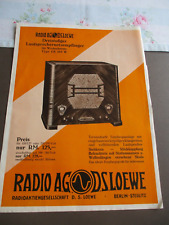 Loewe radio berlin gebraucht kaufen  Gosenbach,-Eiserfeld