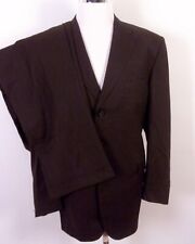 Used, euc BESPOKE Men's 2 Pc Shiny Brown Sharkskin Suit by Sal Falcone Canvassed 42 L for sale  Shipping to South Africa