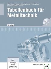 Tabellenbuch metalltechnik gebraucht kaufen  Berlin