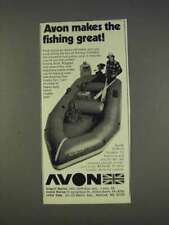 1977 Avon Inflatable Boat Ad - Makes the Fishing Great for sale  Madison Heights