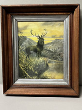 frame picture wood w glass for sale  Mattawan