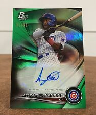 2022 Bowman Platinum Alexander Canario Green autógrafo automático #’d /99 Chicago Cubs comprar usado  Enviando para Brazil