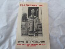 Calendrier 1943 oeuvre d'occasion  Paris XII