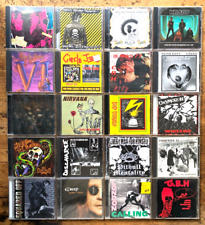 Lote de 200+ CDs Punk: Descarga, Subs do Reino Unido, Warzone, Sex Pistols, Plugue Mostarda e Mais! comprar usado  Enviando para Brazil