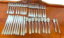 39 Piece Reed And Barton SOLANGE Dinner Forks, stainless steel flatware set for sale  Shipping to South Africa
