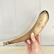 Carved powder horn for sale  Springfield