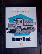 Brochure camion berliet usato  Brescia