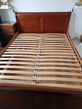 solid oak sleigh bed for sale  BEDFORD
