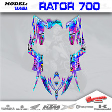 Graphics Kits 3M Decals Stickers PaintStain Purple 4 Yamaha Raptor 700 2013-2019 for sale  Shipping to South Africa