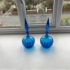 Blue glass genie for sale  SOUTHPORT