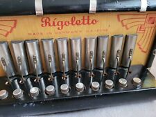 Rigoletto accordion vintage original made U.S. Zone for sale  Shipping to South Africa