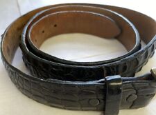 Crocodile leather black for sale  SOUTH CROYDON