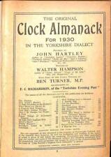 Original clock almanack for sale  ROSSENDALE