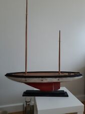 Wooden model boat for sale  POOLE