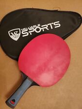 Valiosa remo de pingue-pongue esportiva, raquete de tênis de mesa profissional com estojo.  comprar usado  Enviando para Brazil
