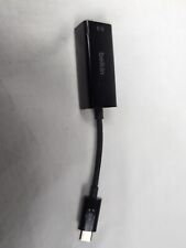 Adaptador Belkin USB-C para Gigabit Ethernet modelo # F2CU040 usado comprar usado  Enviando para Brazil