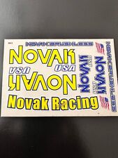 Team NOVAK DECALQUE/FOLHA ADESIVA #4-RC MODELO CARRO/decalques 1/10 VINTAGE RARO, usado comprar usado  Enviando para Brazil