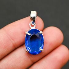 Used, Beautiful Tanzanite Oval Cut Solid 925 Sterling Silver Pendant For Women H1064 for sale  Shipping to South Africa
