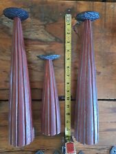 Tall red fluted for sale  Nokomis